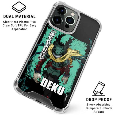 My Hero Academia Dark Deku Season 6 iPhone 16 Pro Max Clear Case